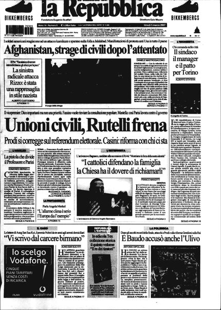 Il lunedì de La repubblica